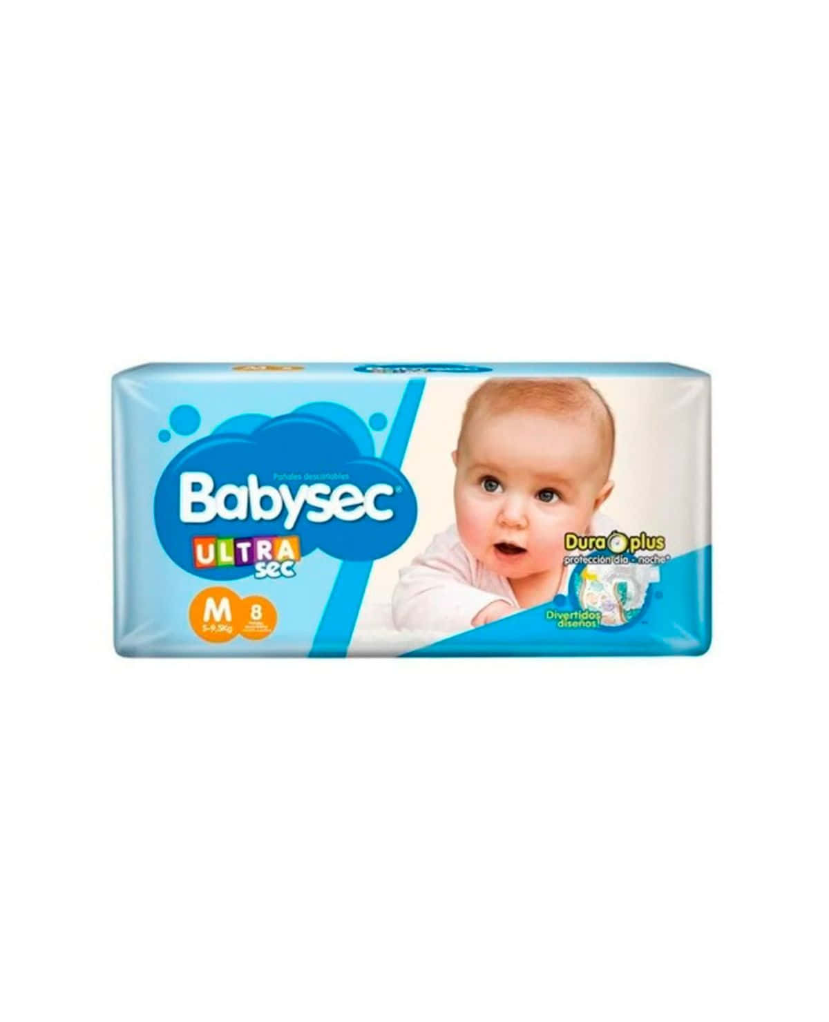 Pañal Babysec Ultra Sec M 8 Un